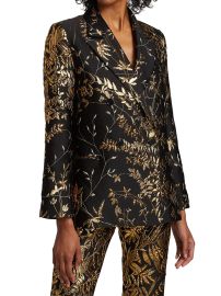 Shop Libertine Beijing Garden Double-Breasted Jacquard Jacket at Saks Fifth Avenue