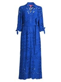 Shop Lilly Pulitzer Amrita Eyelet Shirtdress at Saks Fifth Avenue