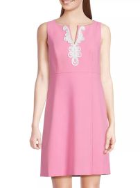 Shop Lilly Pulitzer Trini Embroidered Shift Dress at Saks Fifth Avenue