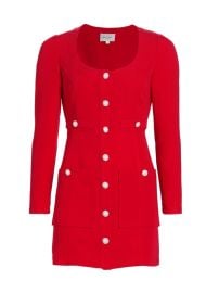 Shop Line Dot Phillipa Long-Sleeve Minidress at Saks Fifth Avenue