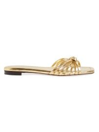 Shop Loeffler Randall Izzie Knotted Leather Sandals at Saks Fifth Avenue