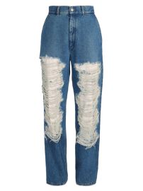 Shop Loewe Distressed Wide-Leg Jeans at Saks Fifth Avenue