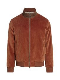 Shop Loro Piana Stirling Corduroy Bomber Jacket at Saks Fifth Avenue