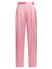 Shop LoveShackFancy Emberlynn Silk Charmeuse Pants at Saks Fifth Avenue