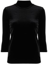 Shop Lx27Agence Aja velvet turtleneck top with Express Delivery - at Farfetch