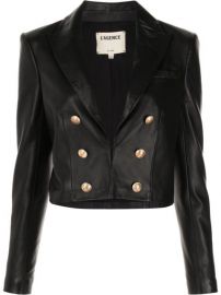 Shop Lx27Agence tailored leather jacket with Express Delivery - at Farfetch