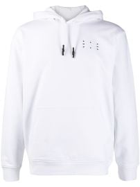 Shop MCQ signature stitch drawstring hoodie with Express Delivery - at Farfetch