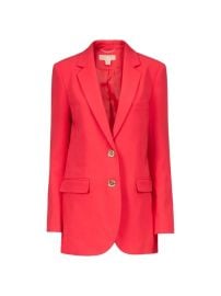 Shop MICHAEL Michael Kors Mensy Two-Button Crepe Blazer at Saks Fifth Avenue