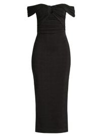 Shop MISHA Maylee Jersey Midi-Dress at Saks Fifth Avenue