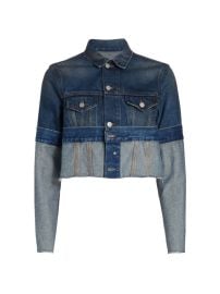 Shop MM6 Maison Margiela Inside Out Denim Jacket at Saks Fifth Avenue