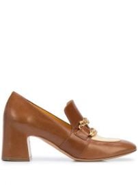 Shop MadisonMaison Perla block heel loafers with Express Delivery - at Farfetch