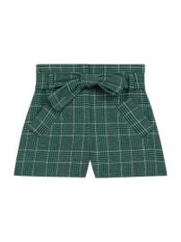 Shop Maje Belted Checked Shorts at Saks Fifth Avenue