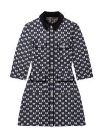 Shop Maje Bow Print Jacquard Dress up to 70 Off at Saks Fifth Avenue