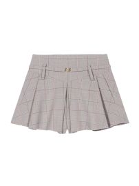 Shop Maje Checked Mini Shorts at Saks Fifth Avenue