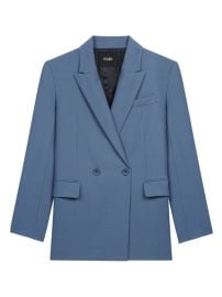 Shop Maje Double-Breasted Blazer at Saks Fifth Avenue