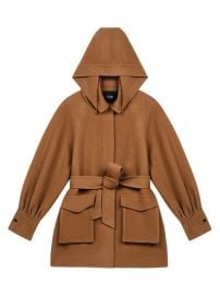 Shop Maje Galicol Double-Sided Wool Coat at Saks Fifth Avenue