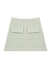 Shop Maje Jinova Metallic Tweed Mini Skirt at Saks Fifth Avenue