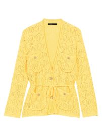 Shop Maje Knit Cardigan at Saks Fifth Avenue