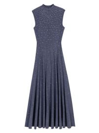 Shop Maje Knit Maxi Dress with Rhinestones at Saks Fifth Avenue