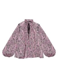 Shop Maje Lapollo Paisley Swirl Top at Saks Fifth Avenue