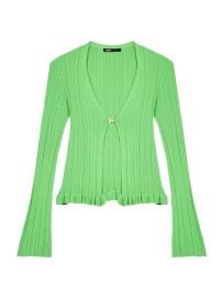 Shop Maje Maestro Open Ribbed Cardigan at Saks Fifth Avenue