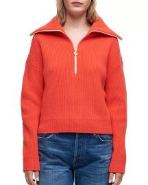 Shop Maje Matelot Ribbed Wool Sweater at Saks Fifth Avenue