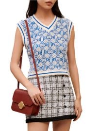 Shop Maje Melonie Sweater Vest at Saks Fifth Avenue