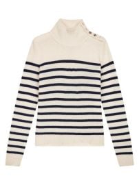 Shop Maje Montsi Striped Cashmere Sweater at Saks Fifth Avenue