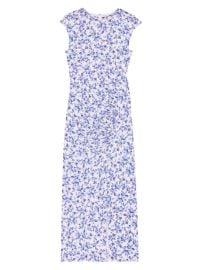 Shop Maje Patterned Midi Dress at Saks Fifth Avenue