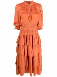 Shop Maje Radjinette midi dress with Express Delivery - at Farfetch