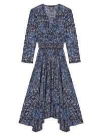 Shop Maje Rayemik Midi-Dress at Saks Fifth Avenue