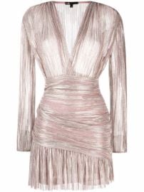 Shop Maje Runny metallic-effect dress with Express Delivery - at Farfetch