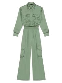 Shop Maje Satiny Jumpsuit at Saks Fifth Avenue