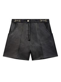 Shop Maje Tailored Horse bit Leather Shorts at Saks Fifth Avenue