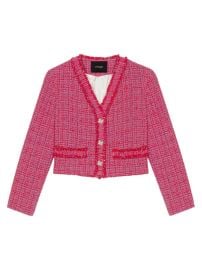 Shop Maje Tweed Jacket at Saks Fifth Avenue