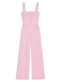 Shop Maje Tweed Jumpsuit at Saks Fifth Avenue