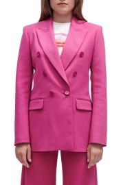 Shop Maje Vibois Double-Breasted Blazer at Saks Fifth Avenue