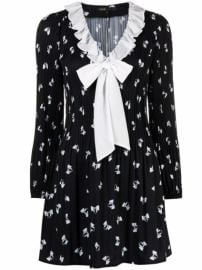 Shop Maje all-over bow print dress with Express Delivery - at Farfetch