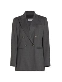 Shop Max Mara Abissi Wool Double-Breasted Blazer at Saks Fifth Avenue