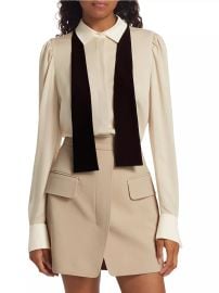 Shop Max Mara Globo Silk Layered Shirt at Saks Fifth Avenue