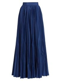 Shop Max Mara Pleated Taffeta Maxi Skirt at Saks Fifth Avenue