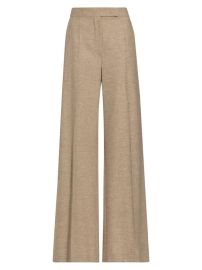 Shop Max Mara Pontiac Wool Wide-Leg Trousers at Saks Fifth Avenue