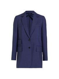 Shop Max Mara Rapido Single-Breasted Virgin Wool Blazer at Saks Fifth Avenue