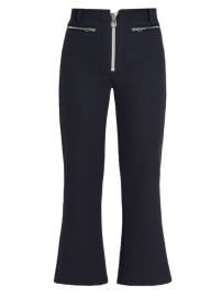 Shop Meryll Rogge Cropped Flare Zip Pants at Saks Fifth Avenue