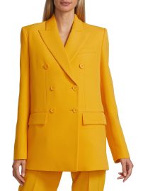 Shop Michael Kors Collection Boyfriend Wool Blazer at Saks Fifth Avenue