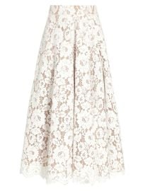 Shop Michael Kors Collection Eyelash Lace Circle Skirt at Saks Fifth Avenue