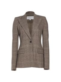 Shop Michael Kors Collection Georgina Glen Check Blazer at Saks Fifth Avenue