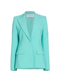 Shop Michael Kors Collection Georgina Pebble Crepe Blazer at Saks Fifth Avenue