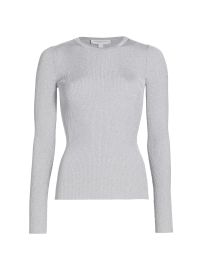 Shop Michael Kors Collection Hutton Metallic-Knit Top at Saks Fifth Avenue