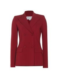 Shop Michael Kors Collection Pebble Crepe Double- Breasted Blazer at Saks Fifth Avenue